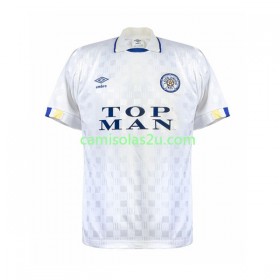 Camisolas de futebol Leeds United 1989-1990 Retro Equipamento Principal Manga Curta